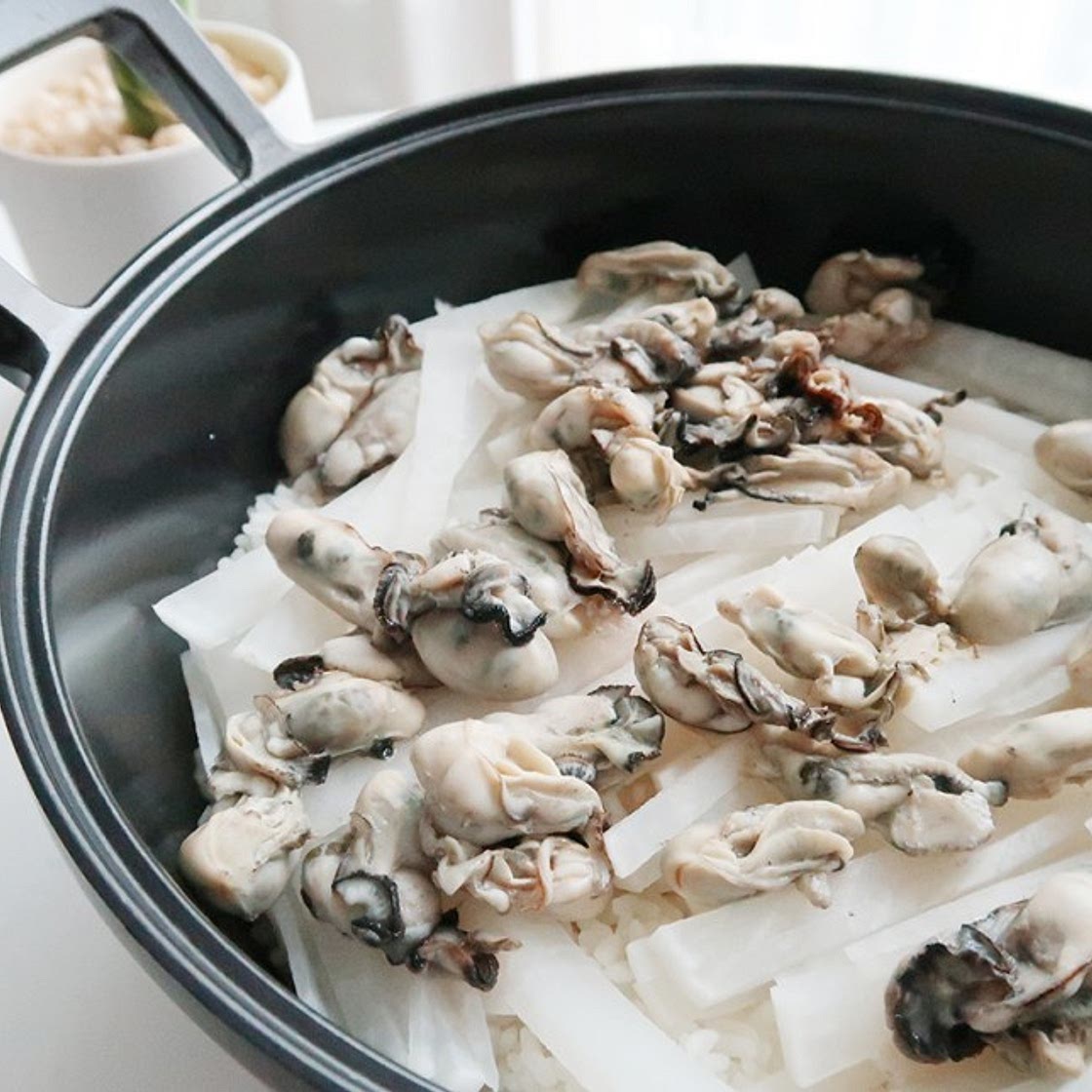 경기미 가와지1호로 인덕션 굴솥밥 만들기