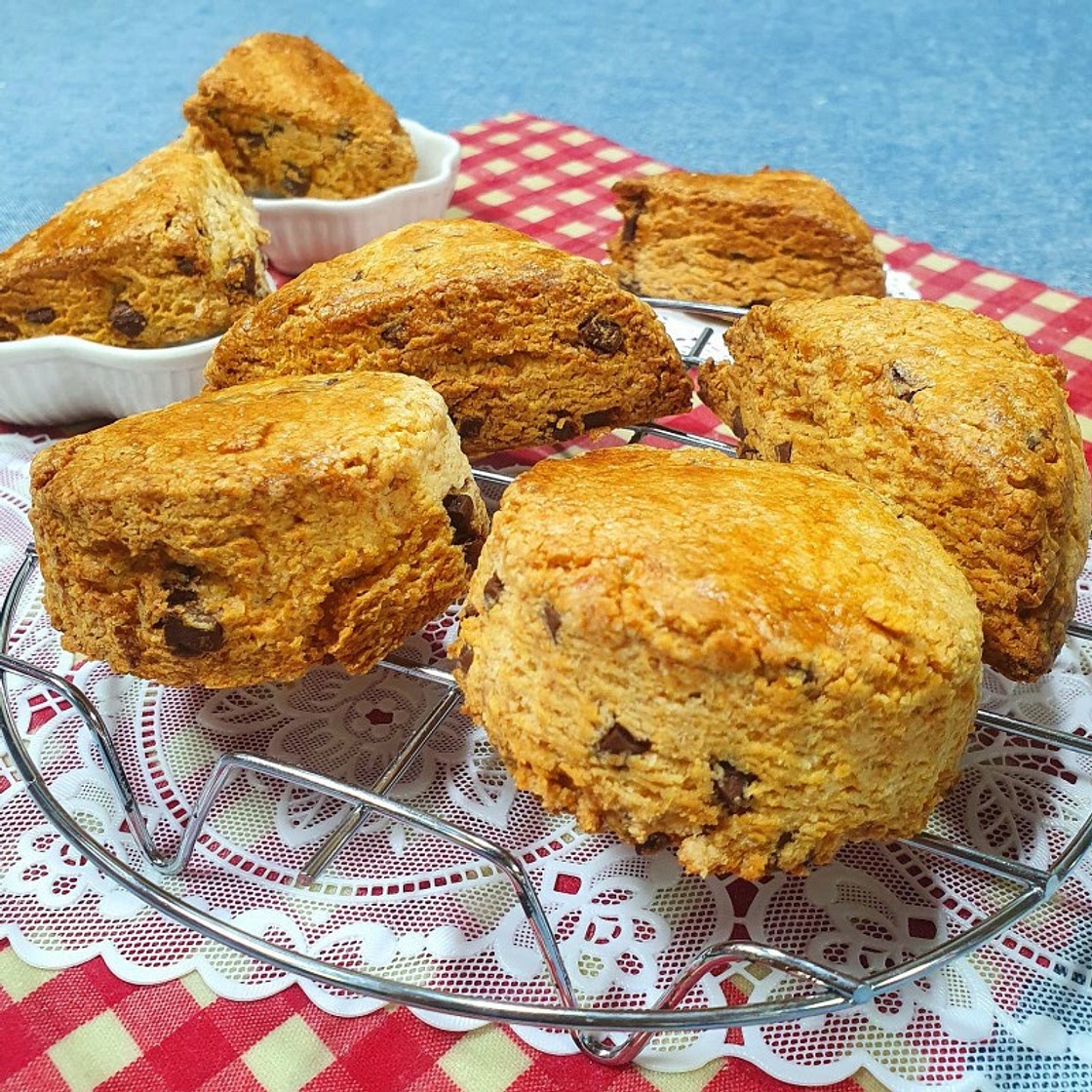 에어프라이어로 만드는 핫케이크 스콘 레시피