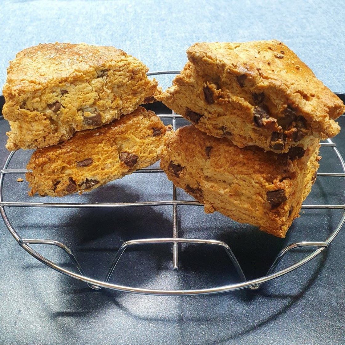 에어프라이어로 만드는 핫케이크 스콘 레시피