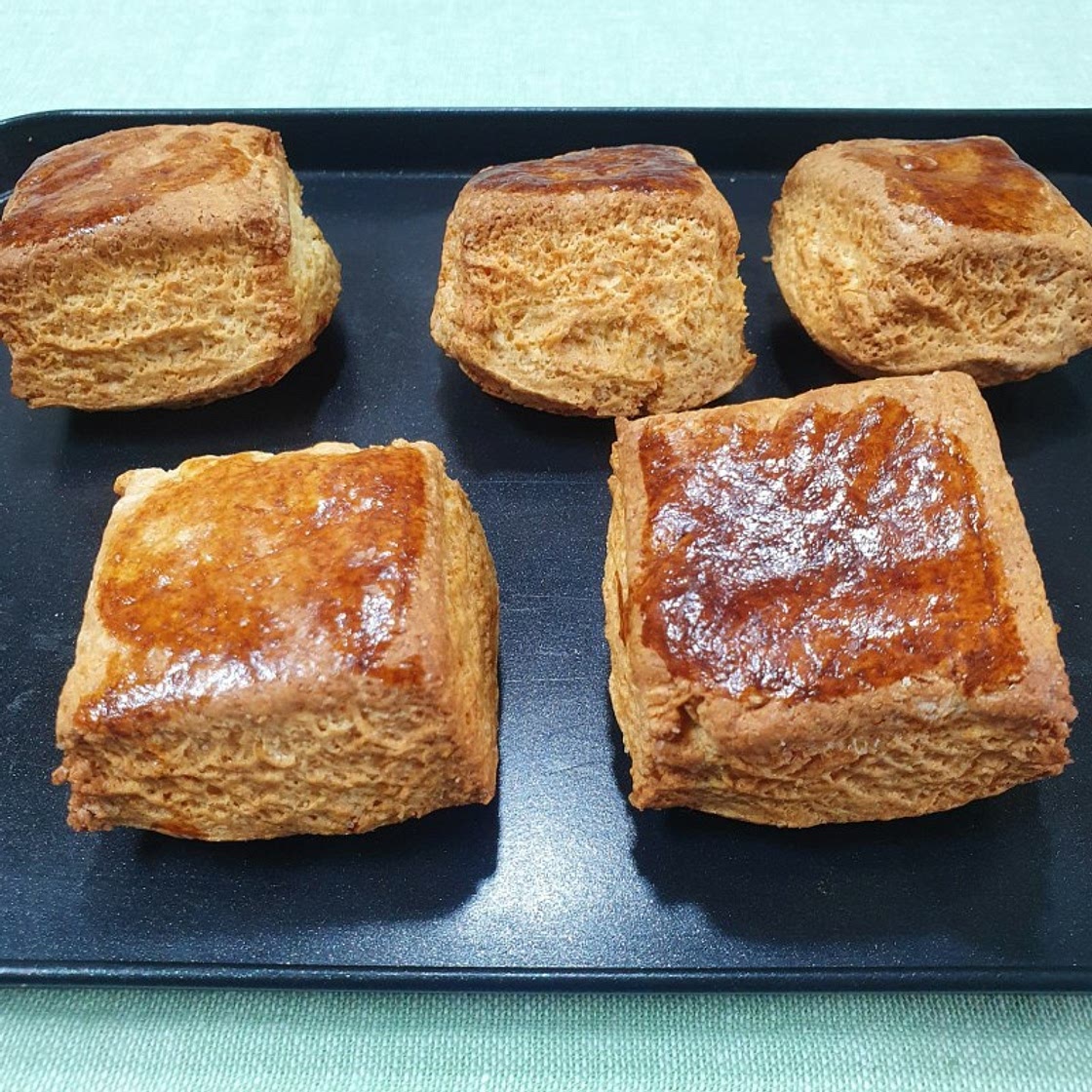 에어프라이어로 만드는 핫케이크 스콘 레시피