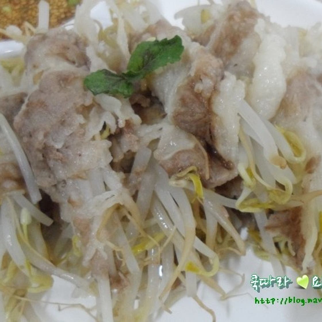 다이어트 고기요리/우삼겹숙주찜