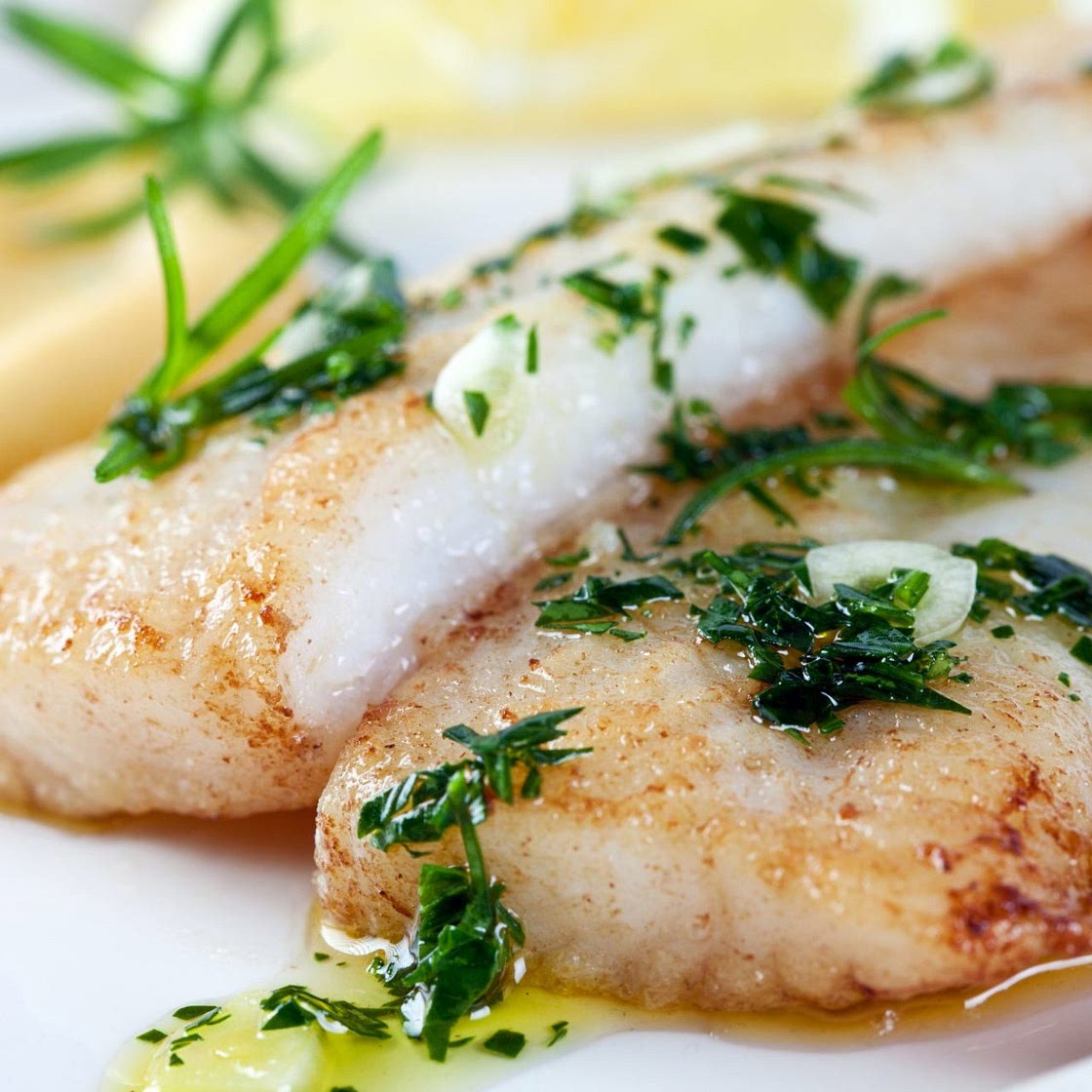 Pescado al mojo de ajo