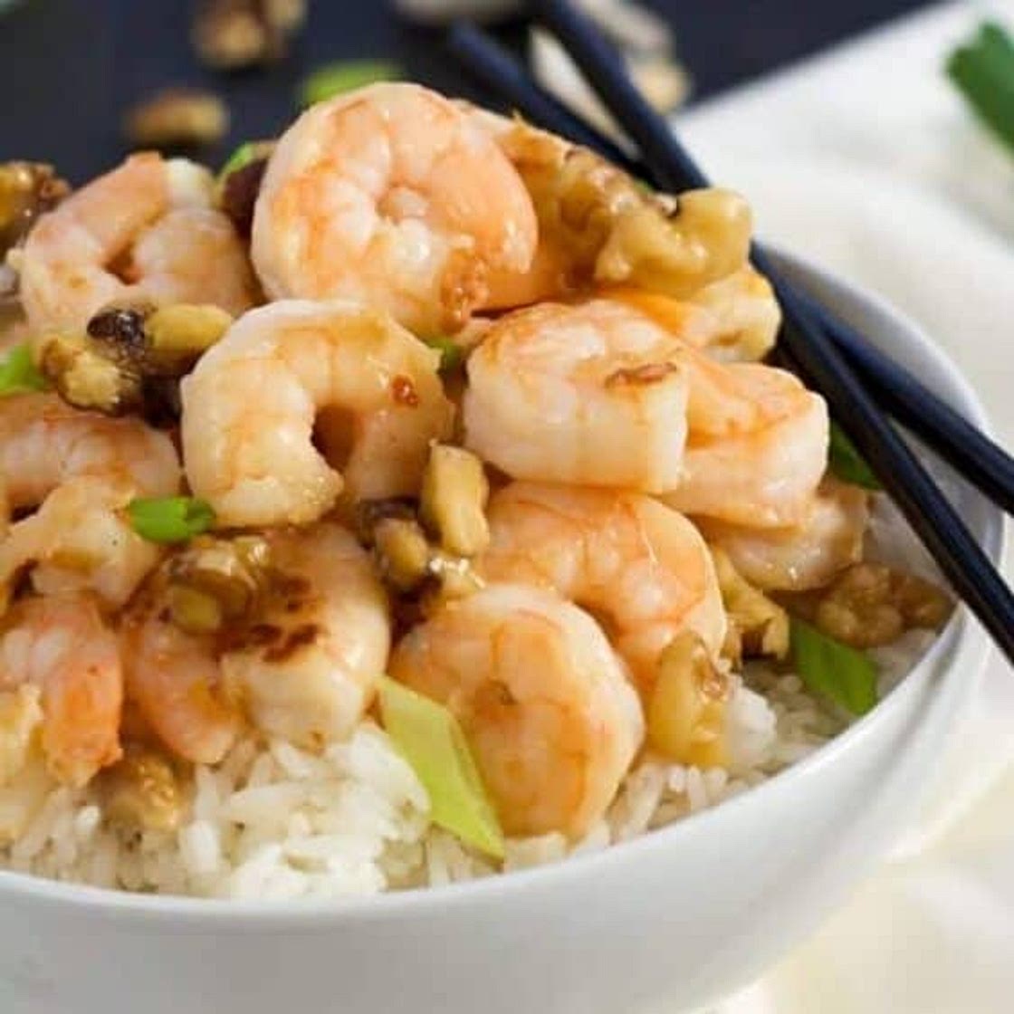 Honey Shrimp with Broccoli