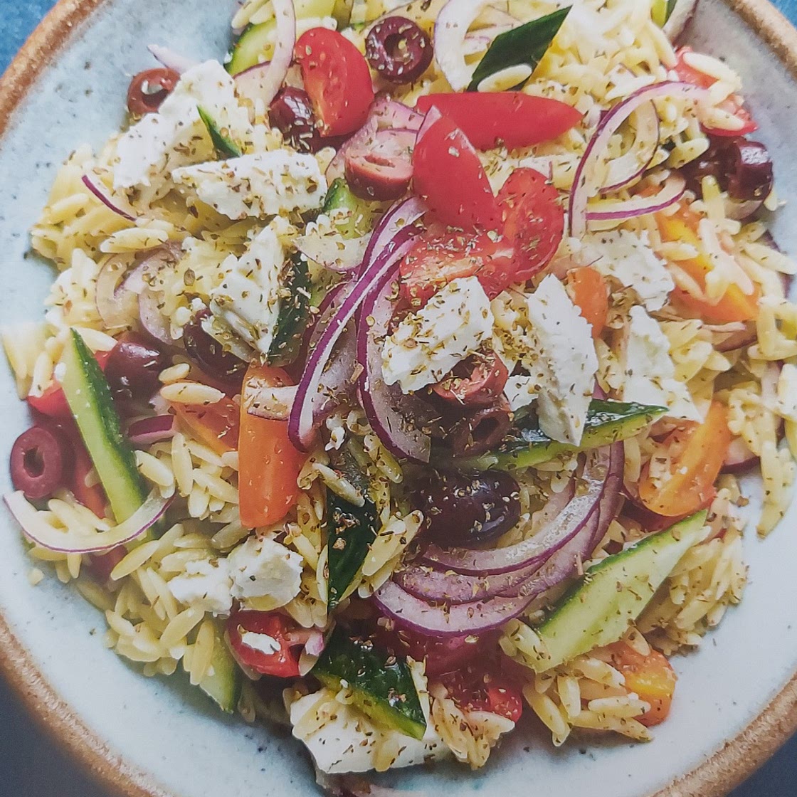 GREEK SALAD ORZO