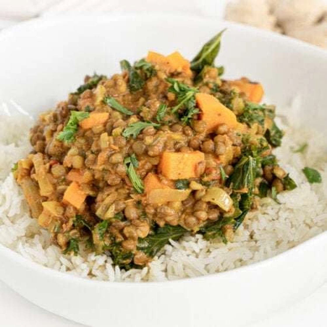COCONUT LENTIL CURRY 