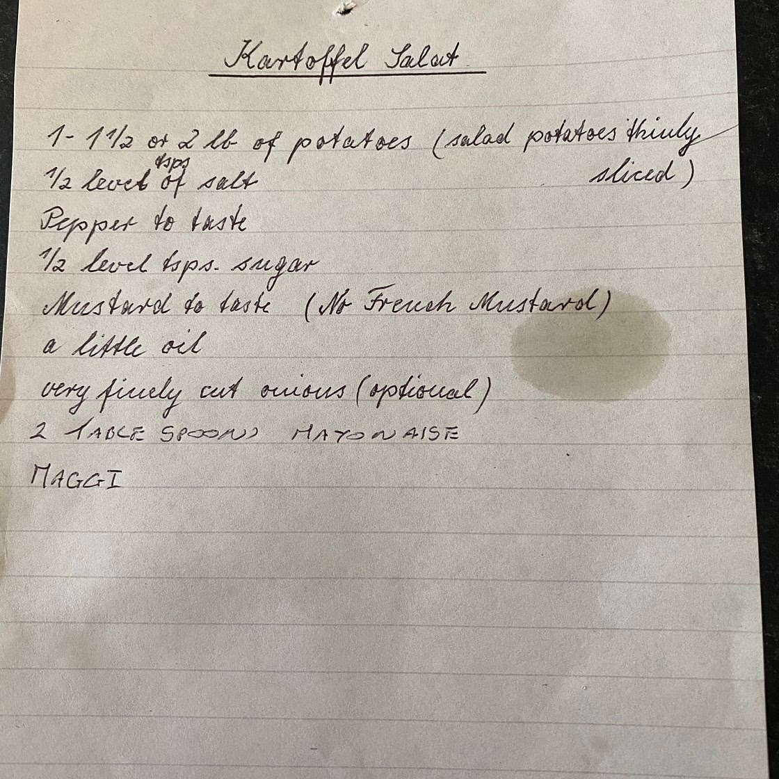 Potato Salad 