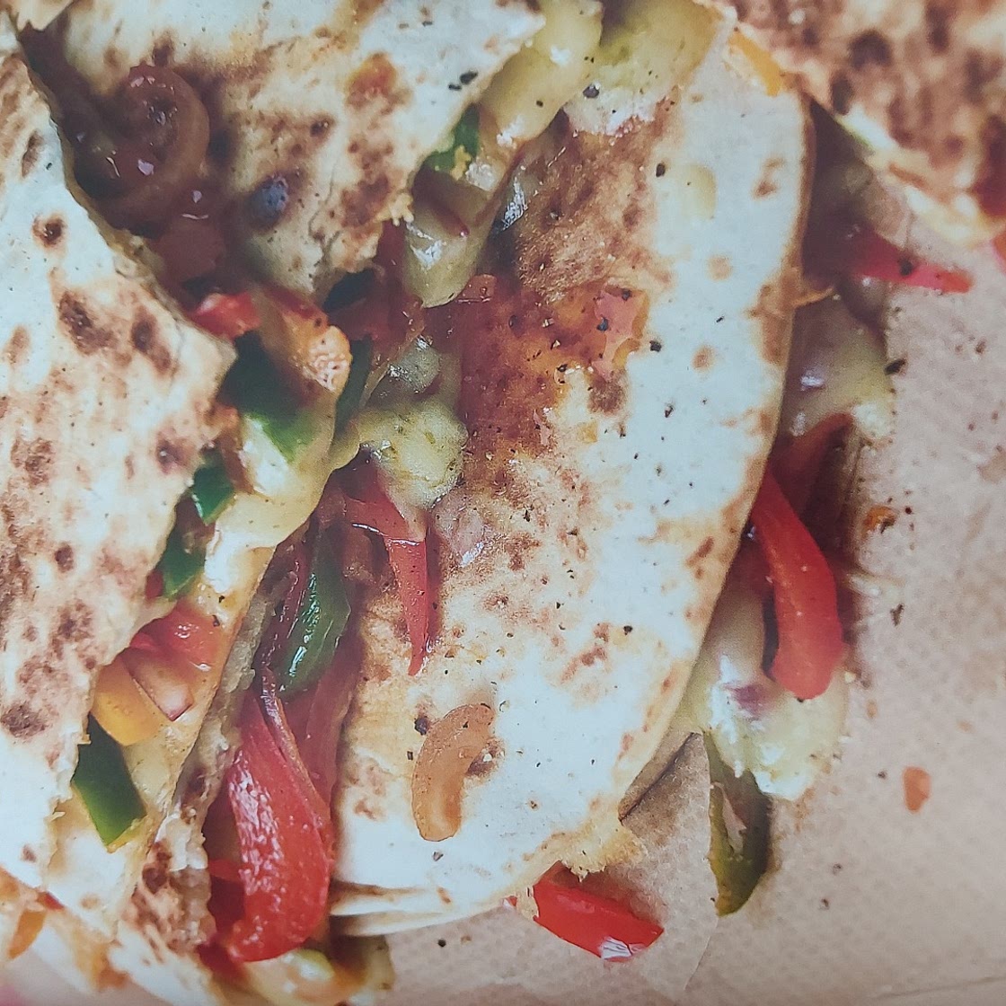 ROASTED PEPPER QUESADILLAS