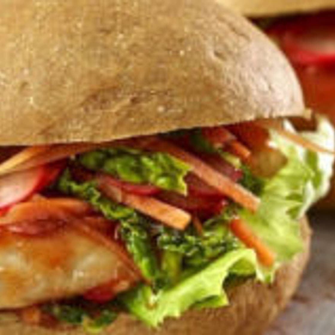 Korean chicken burgers with ... | Asda Good Living