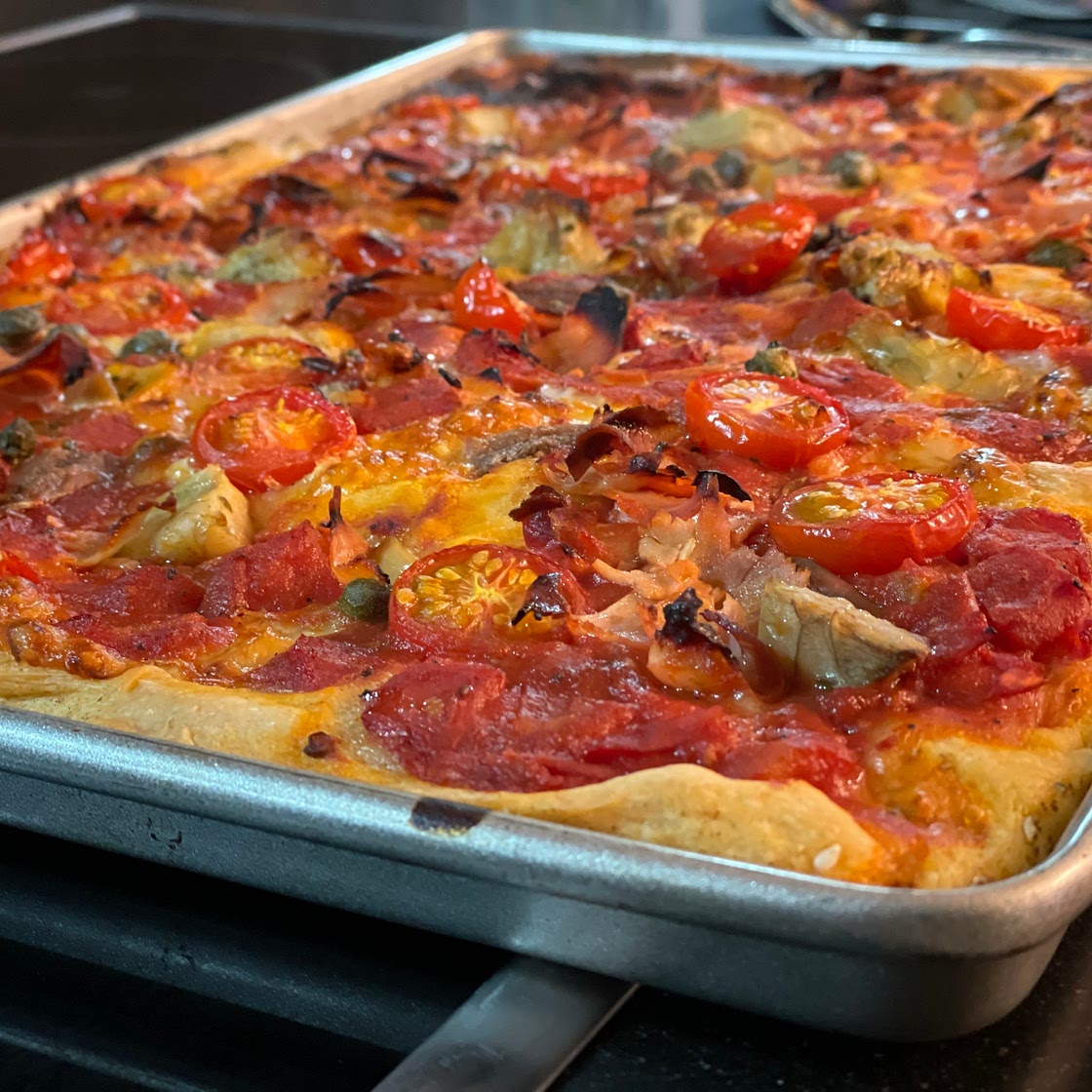 Quick Pan Sheet Pizza