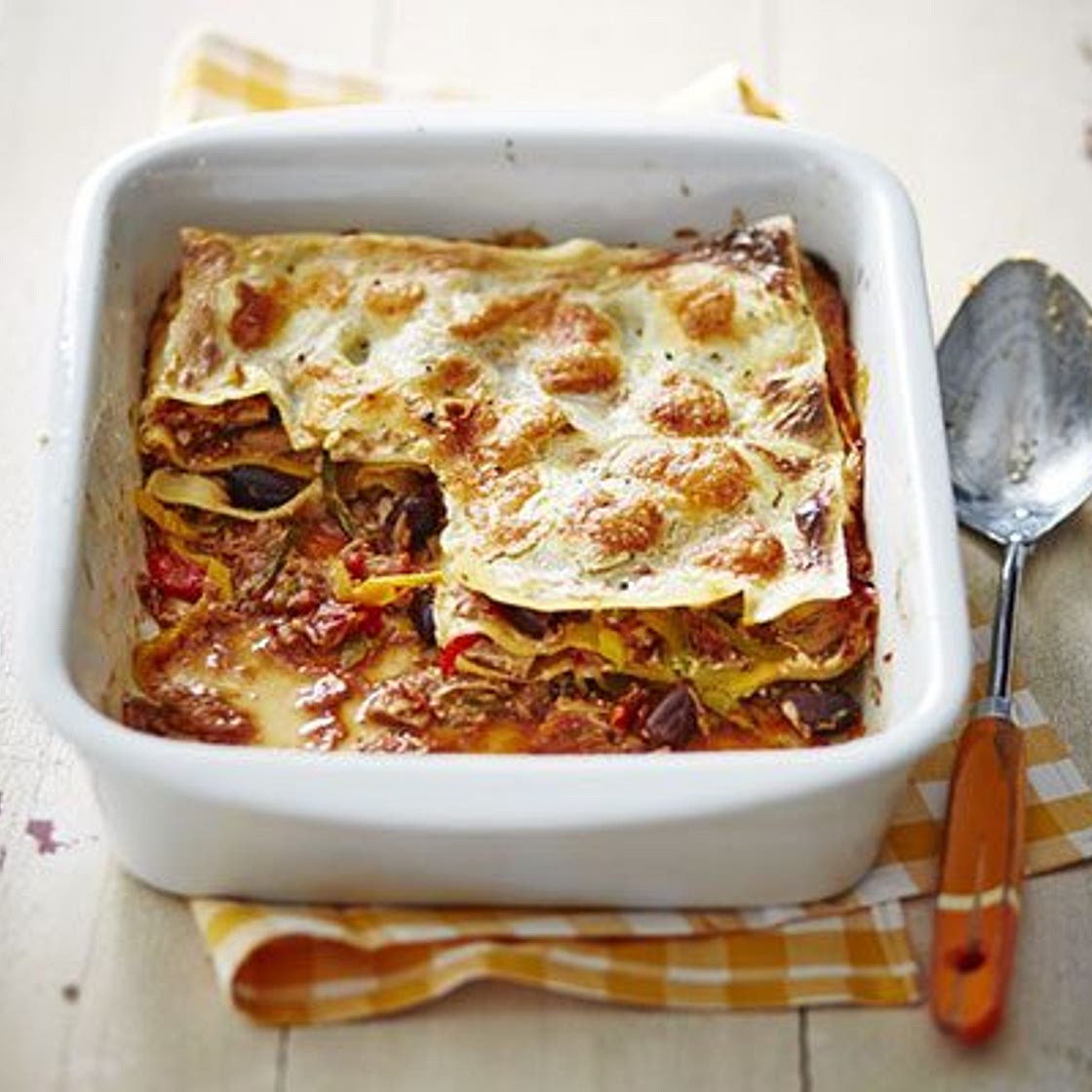 Sicilian-style tuna lasagne