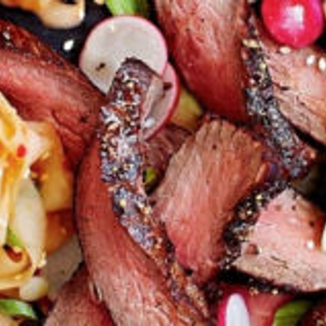 Wagyu steak with kimchi pick... | Asda Good Living