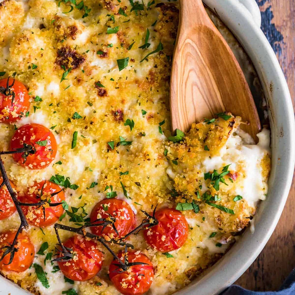 Cheesy Cauliflower Au Gratin Recipe