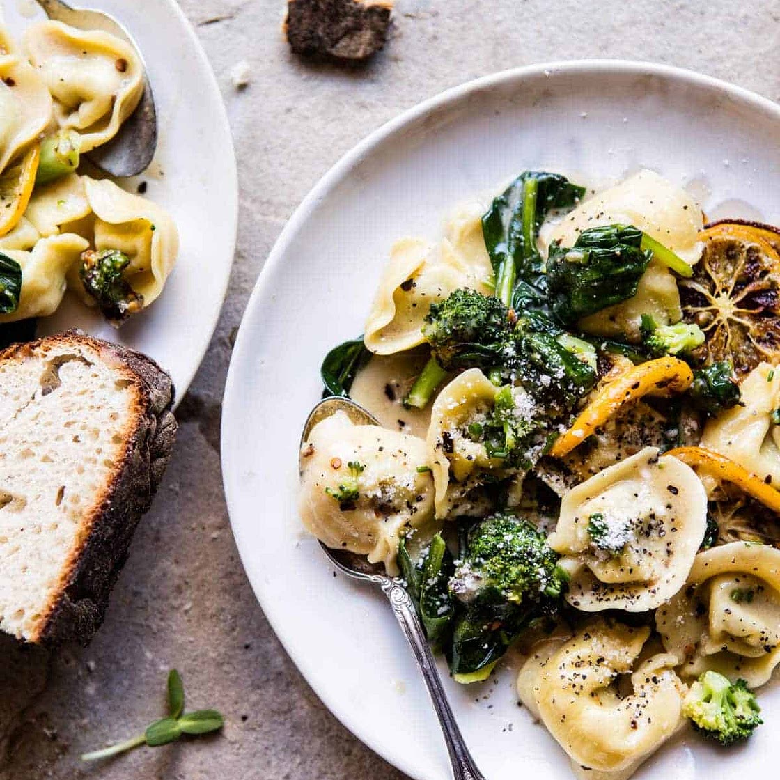 Easy Broccoli Cheese Tortellini