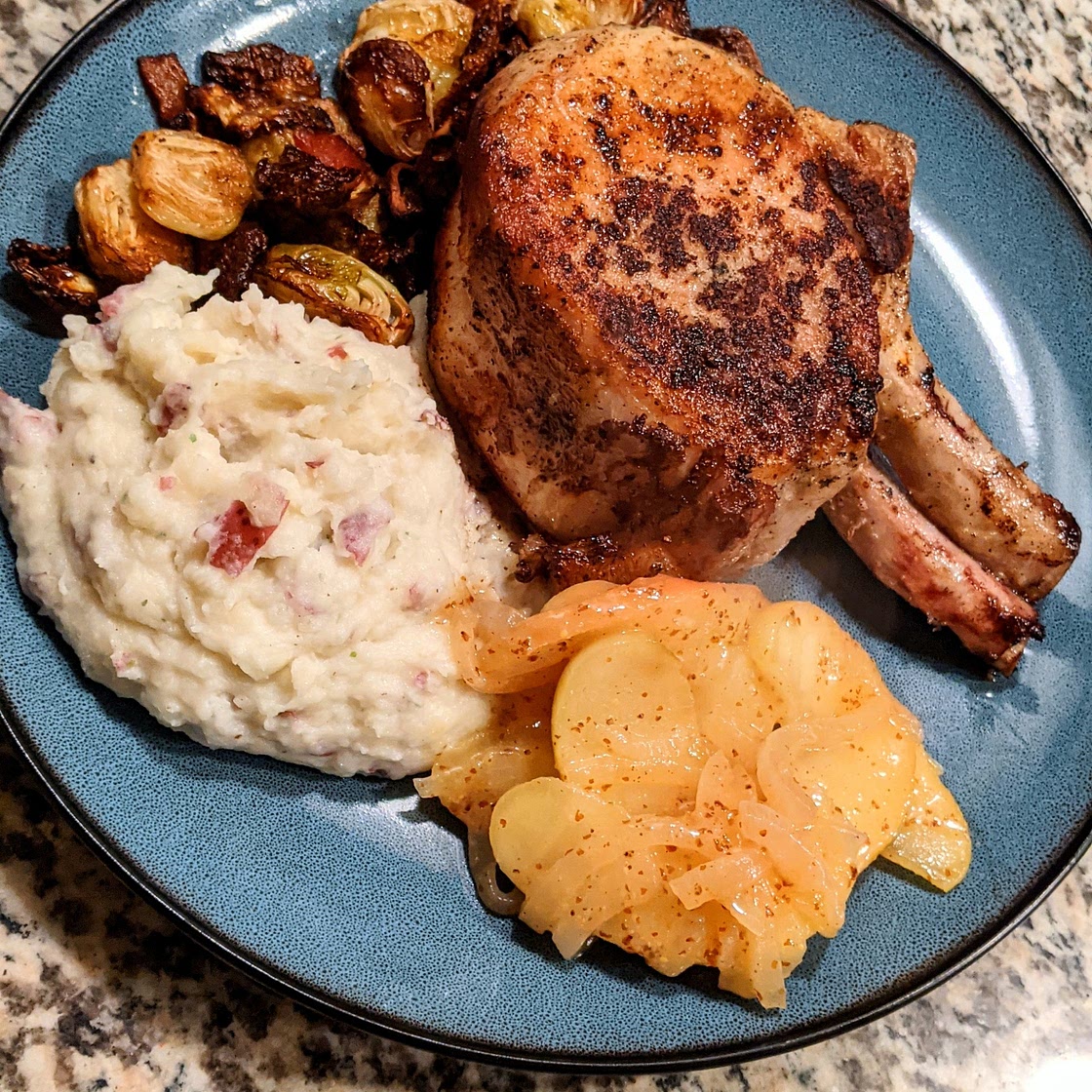 Double Rib Sous Vide Pork Chop