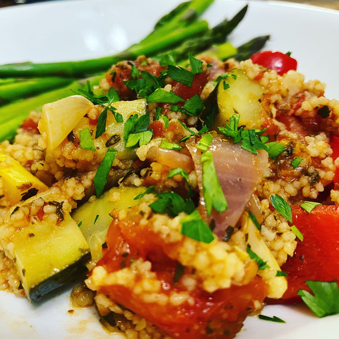 Ratatouille with Couscous