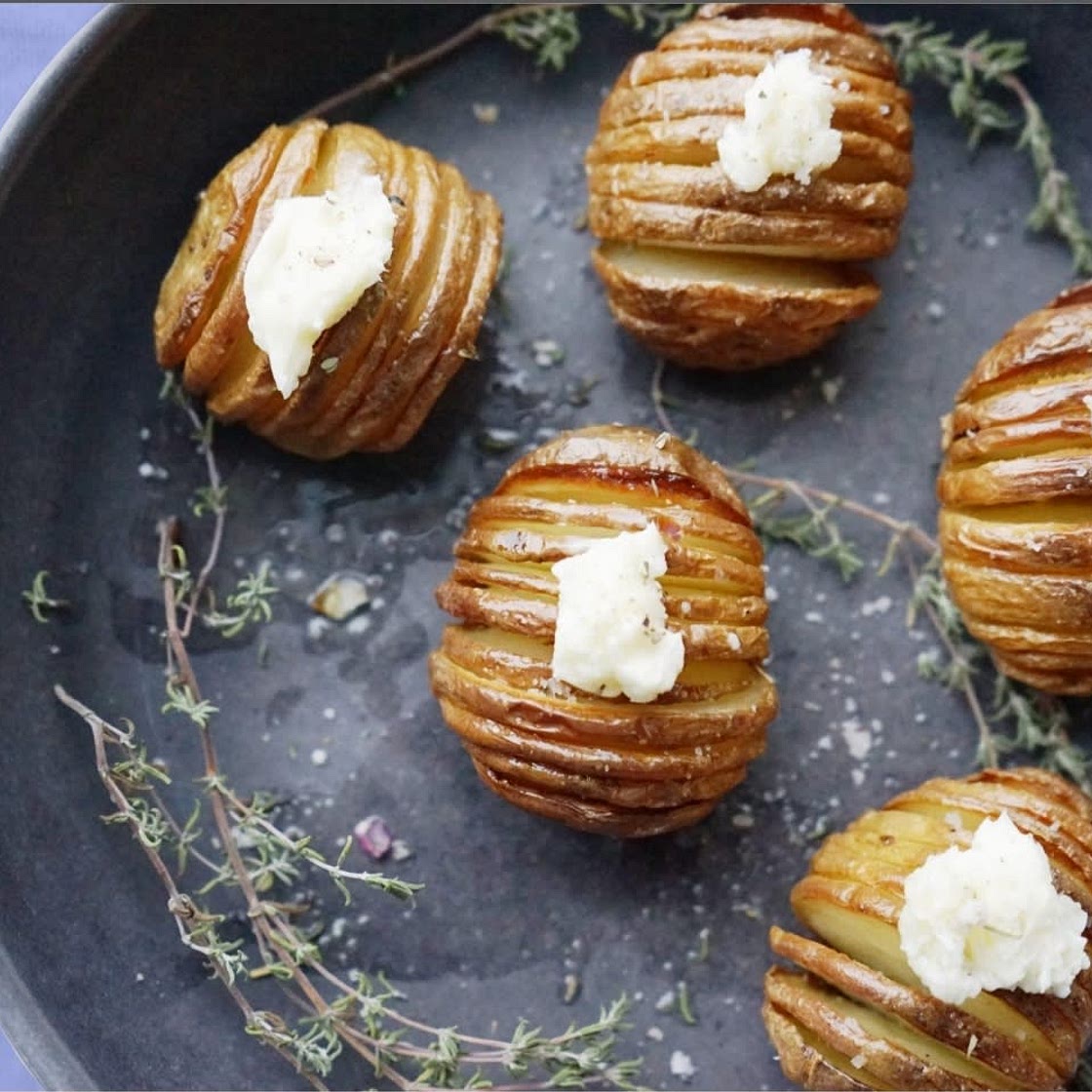 Mini Hasselback Potatoes and I'm Officially Serving Them With Everything