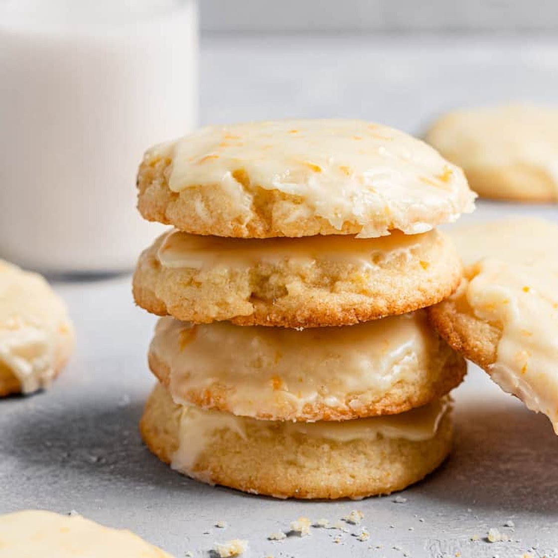 Orange Cookies with Sweet Orange Glaze
