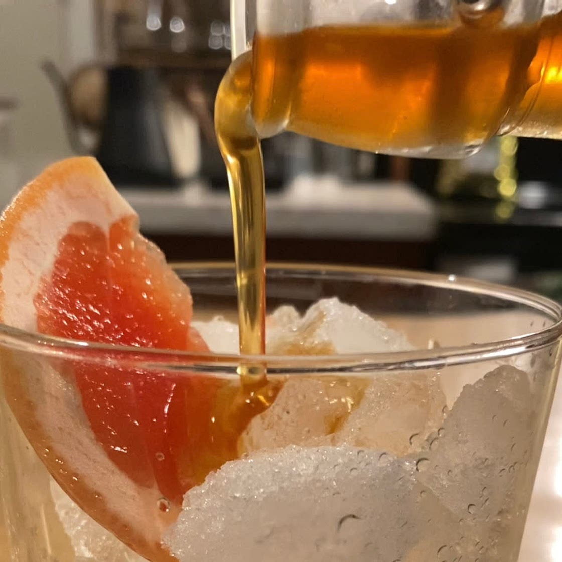 Ginger Cascara Simple Syrup