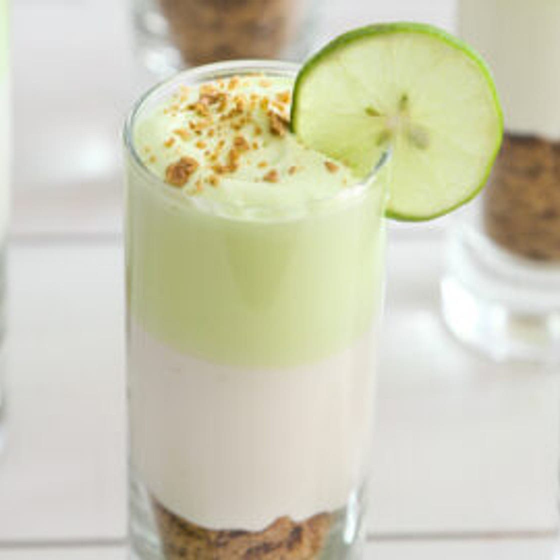 Light Key Lime Cheesecake Shots