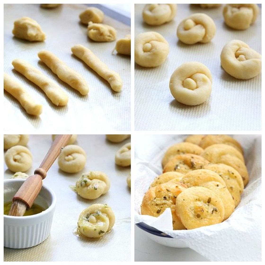 Garlic Parmesan Knots