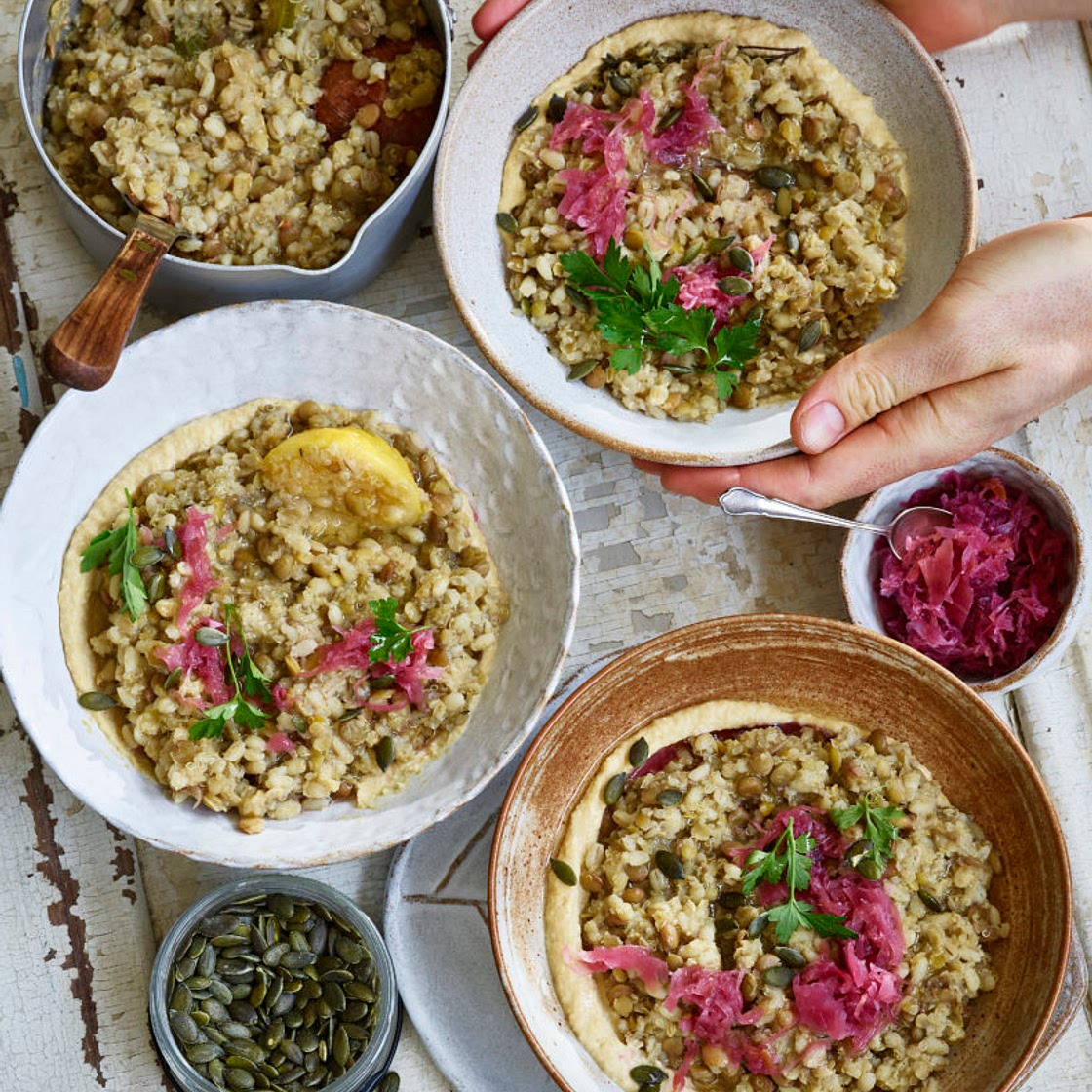 Simple Ancient Grain Stew