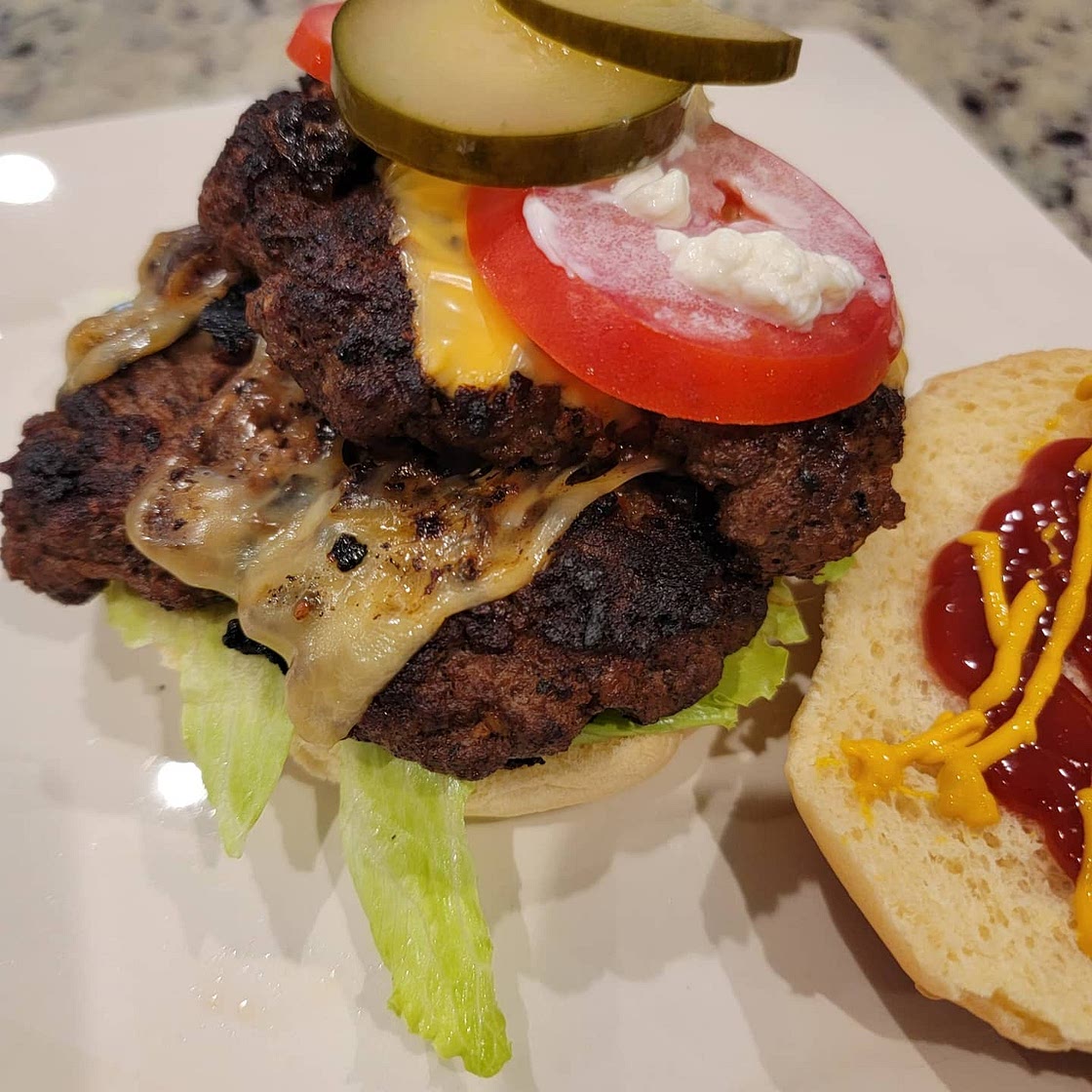 My Oklahoma "Style" Double Decker Onion Burger 🍔
