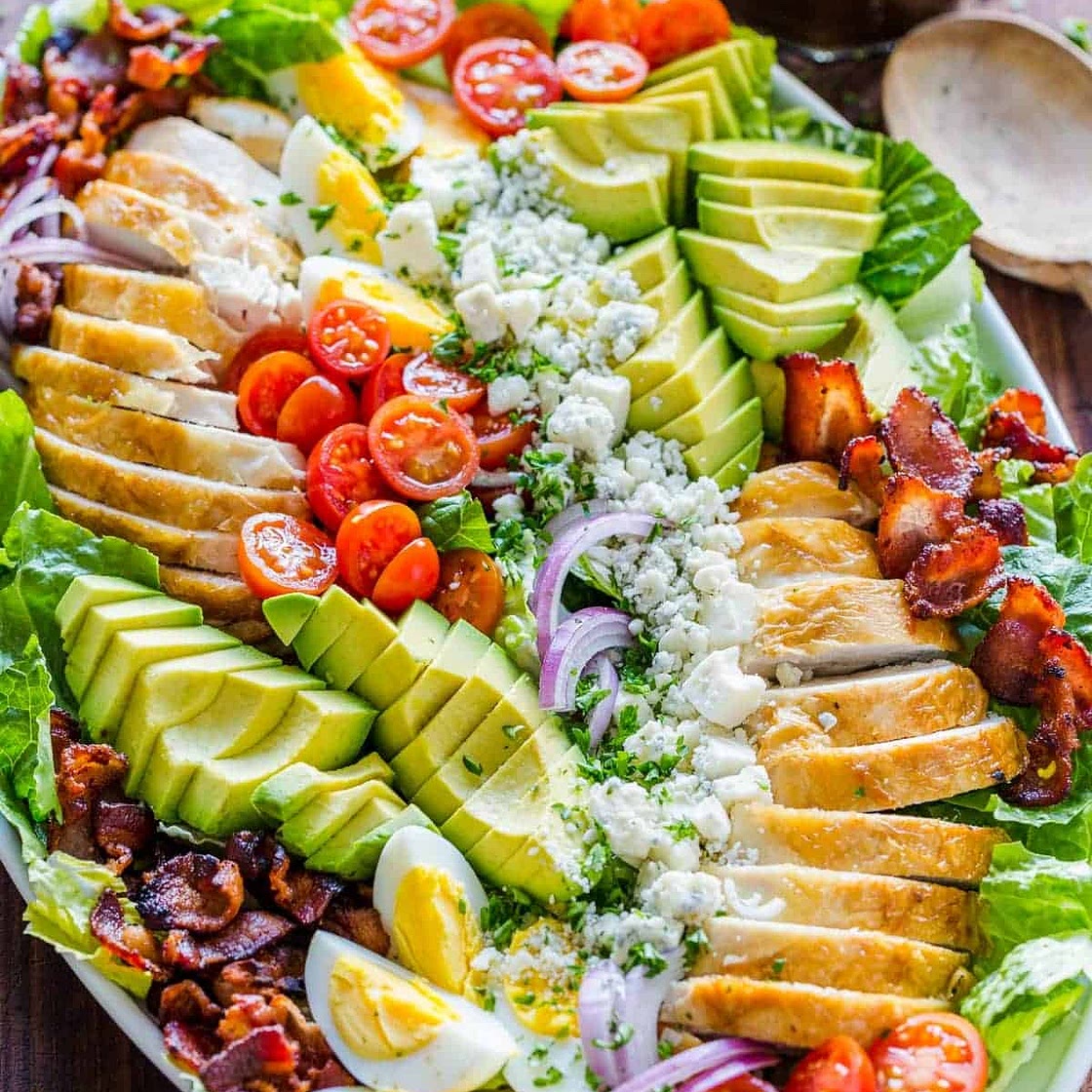 Cobb Salad with the Best Cobb Salad Dressing