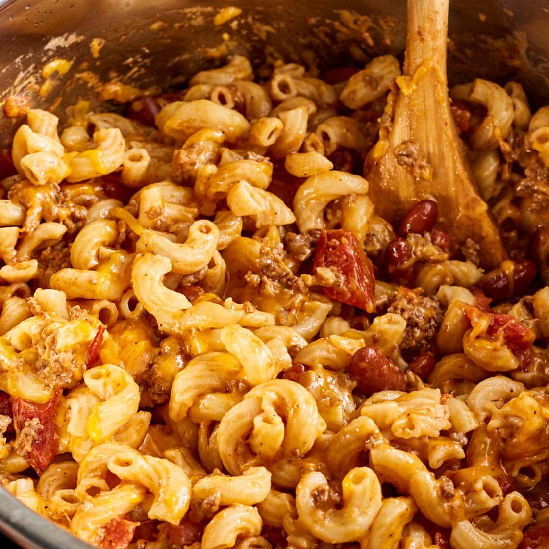 Cheesy Instant Pot Chili Mac Is Ready in 20 Minutes