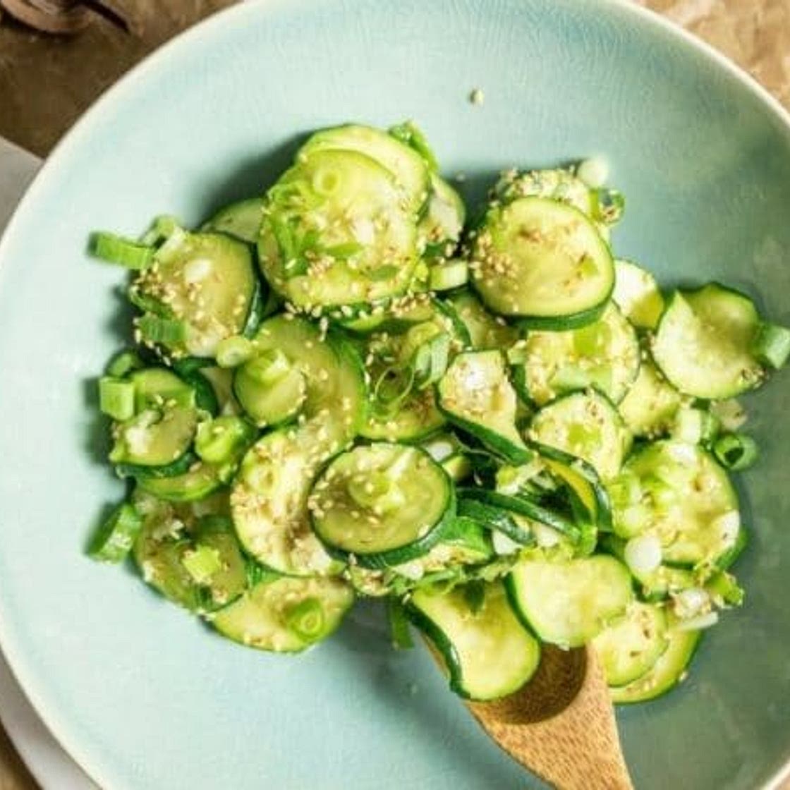 Korean Chilled Zucchini Sides