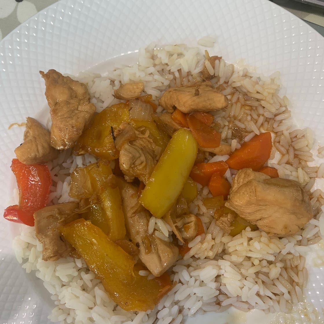 Honey and Soy Chicken with Rice