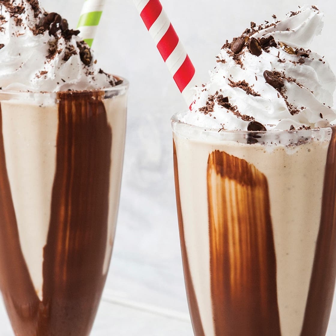 Rich Vegan Tahini Coffee Shake with Dark Chocolate