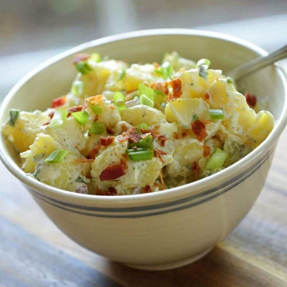 Traditional Potato Salad Recipe with Bacon