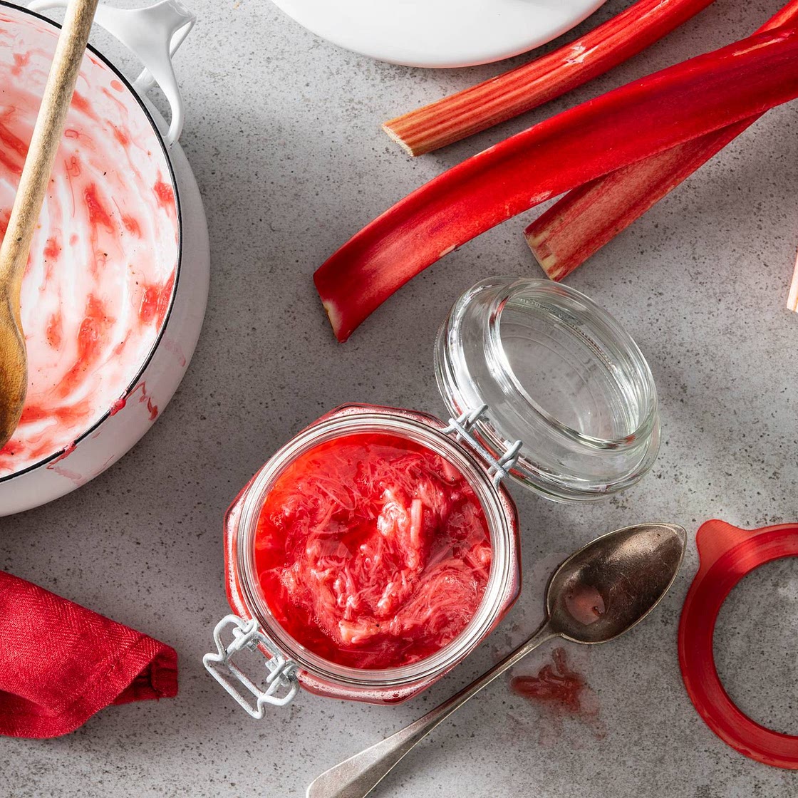 Rabarber koken (voor rabarbercompote)