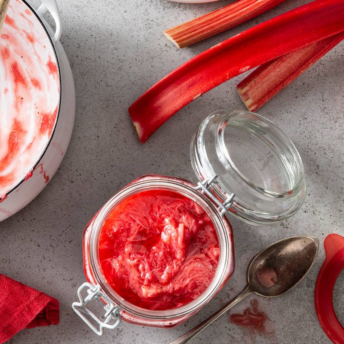 Rabarber koken (voor rabarbercompote)