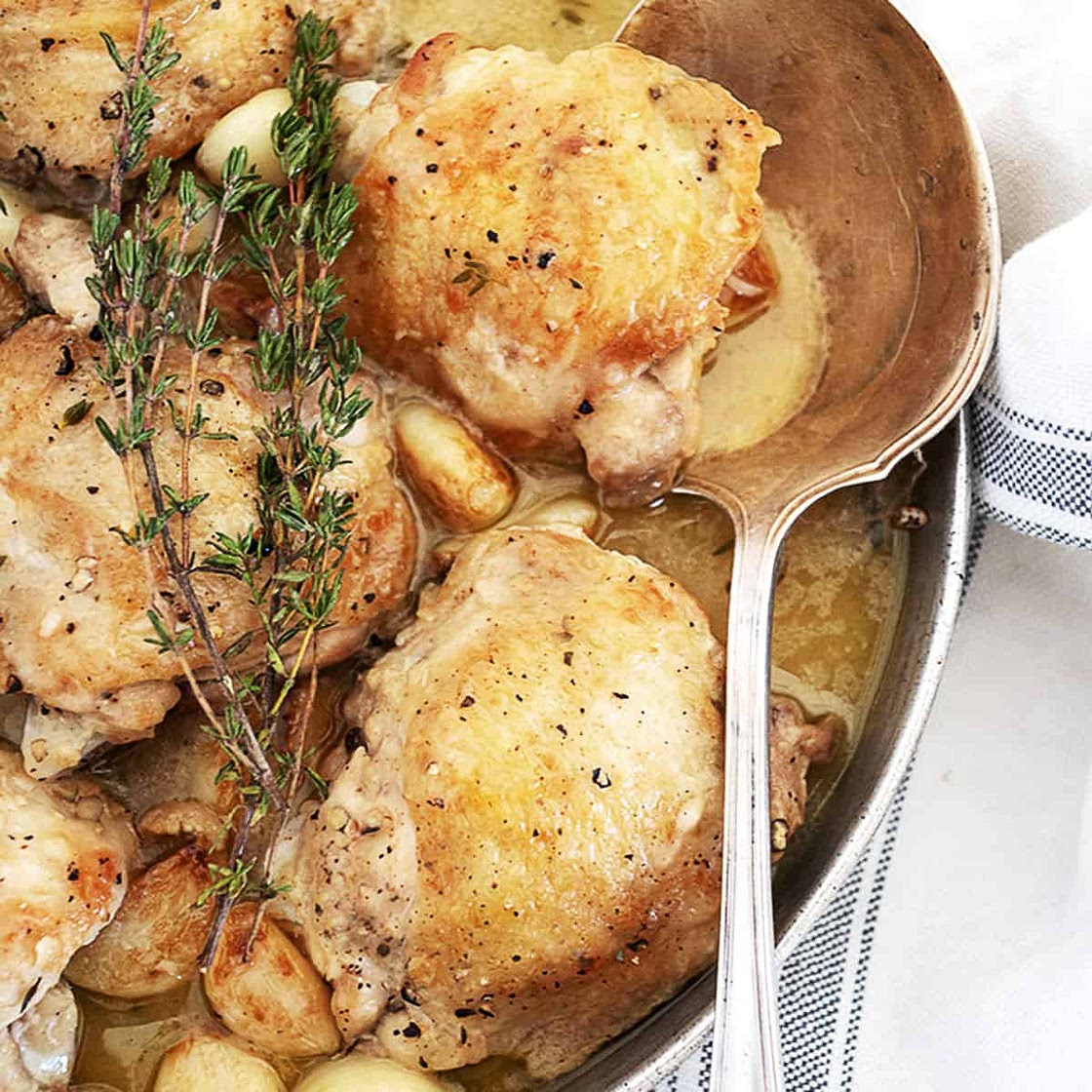 Rustic Chicken with Garlic Gravy