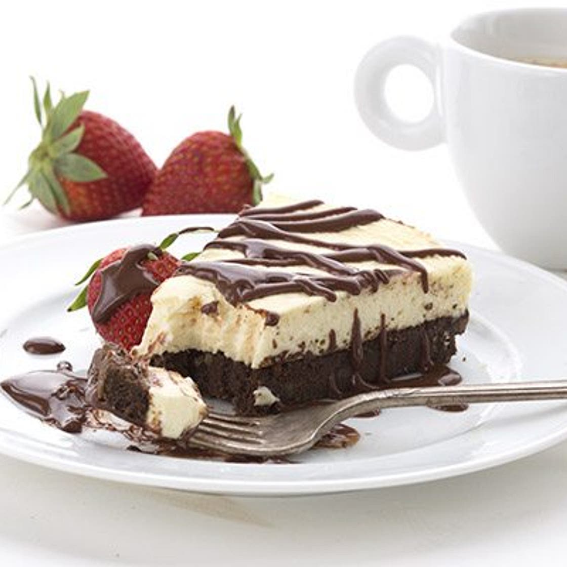 Keto Brownie Cheesecake