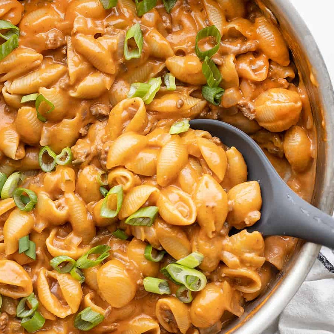 One Pot Cheeseburger Pasta