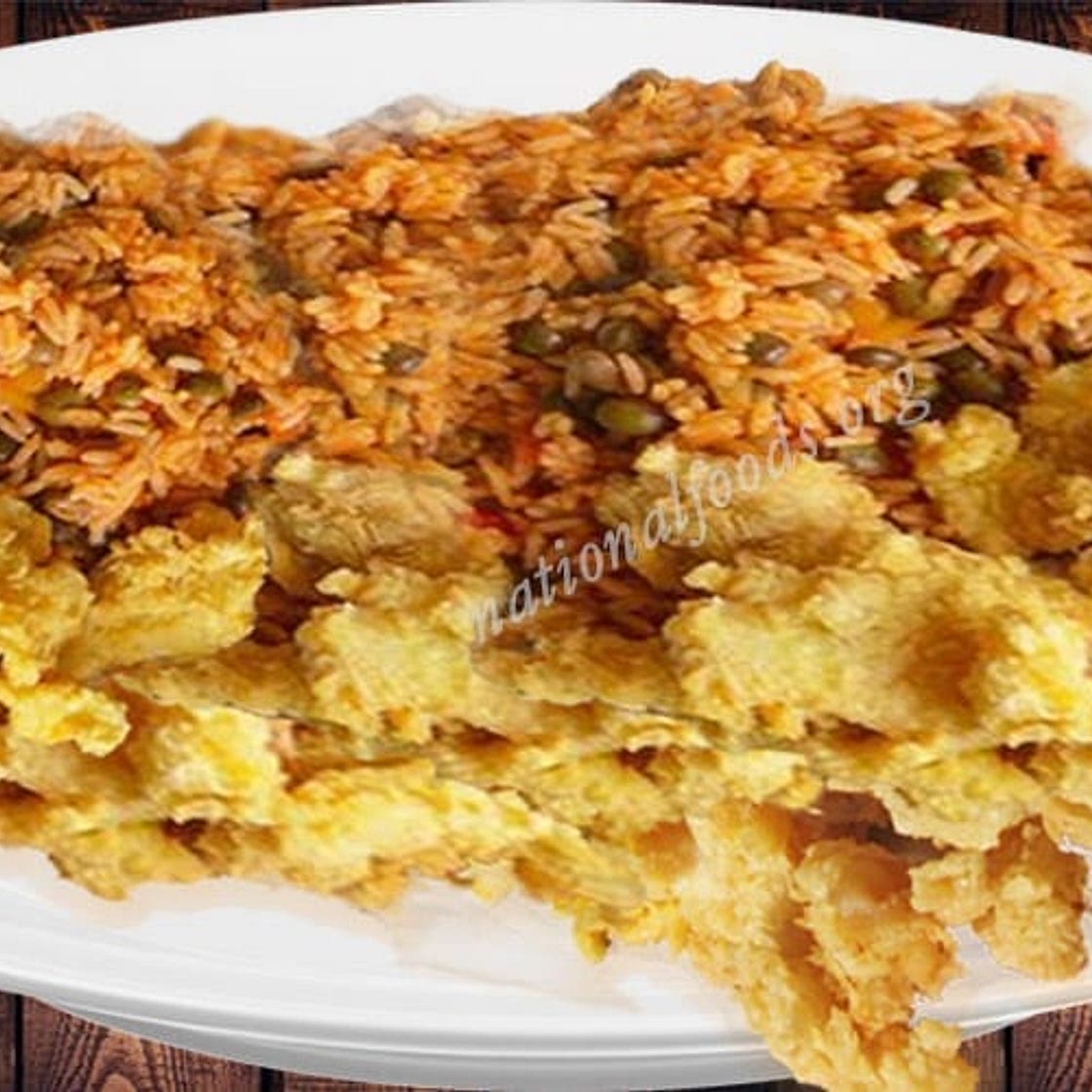 National Dish of Bahamas Crack Conch with Peas and Rice | National Dishes of the World