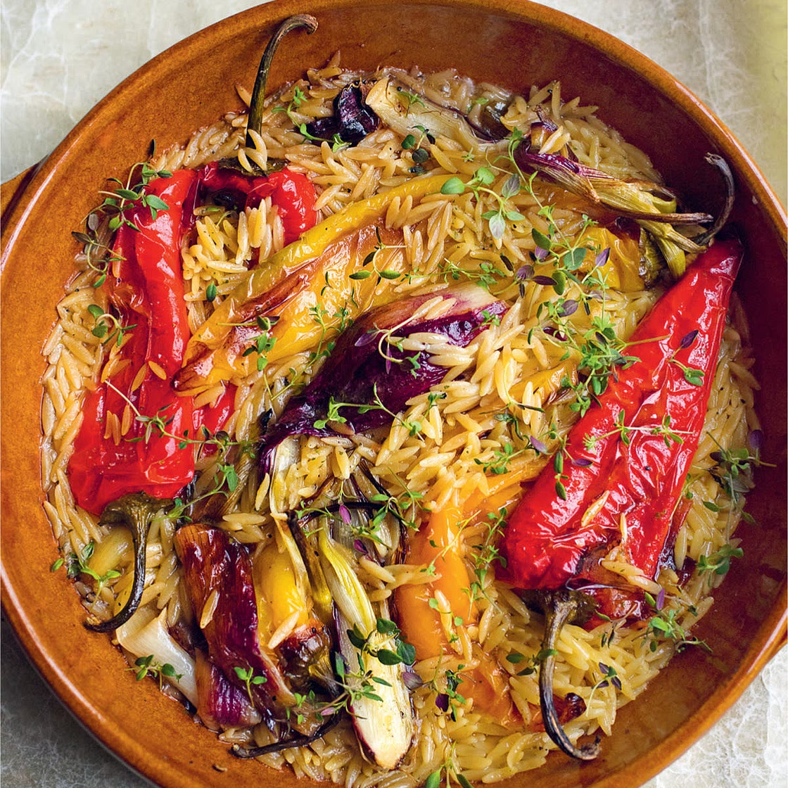 ORZO, PEPPERS