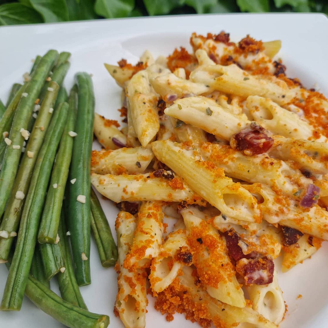 Cheesy Chorizo Pasta