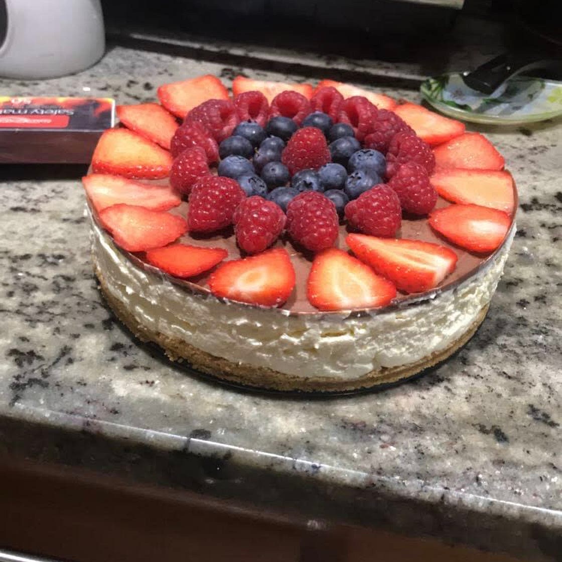 No bake simple cheesecake