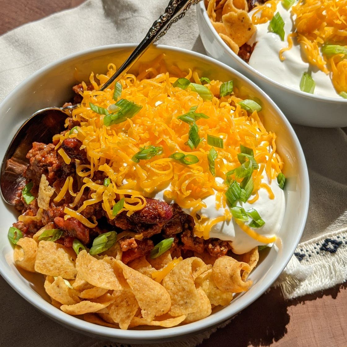 Frito Pie with Beef Chili
