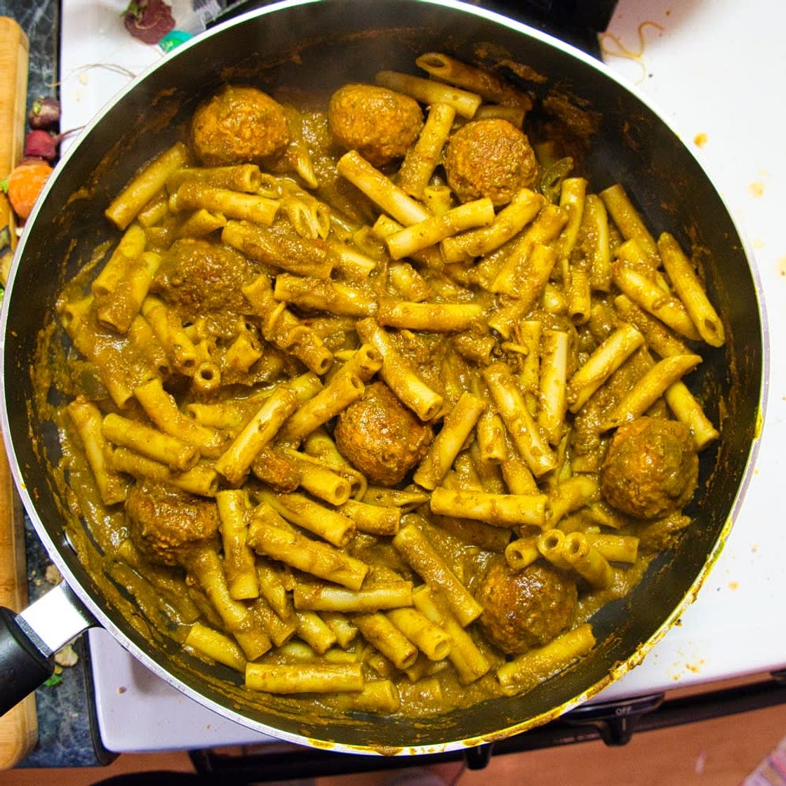 Vegan Green Ziti