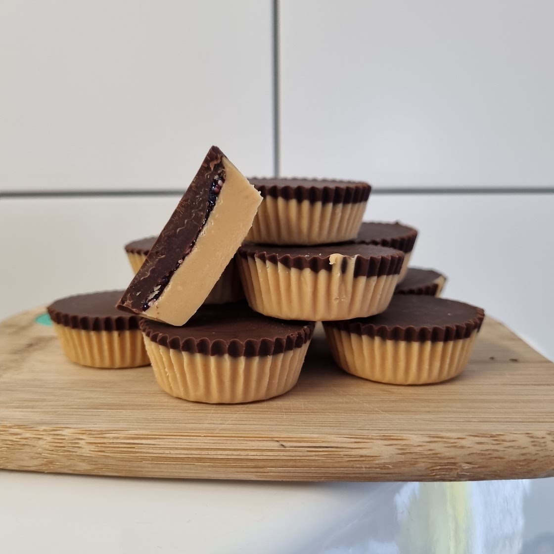 Peanut butter jam cups