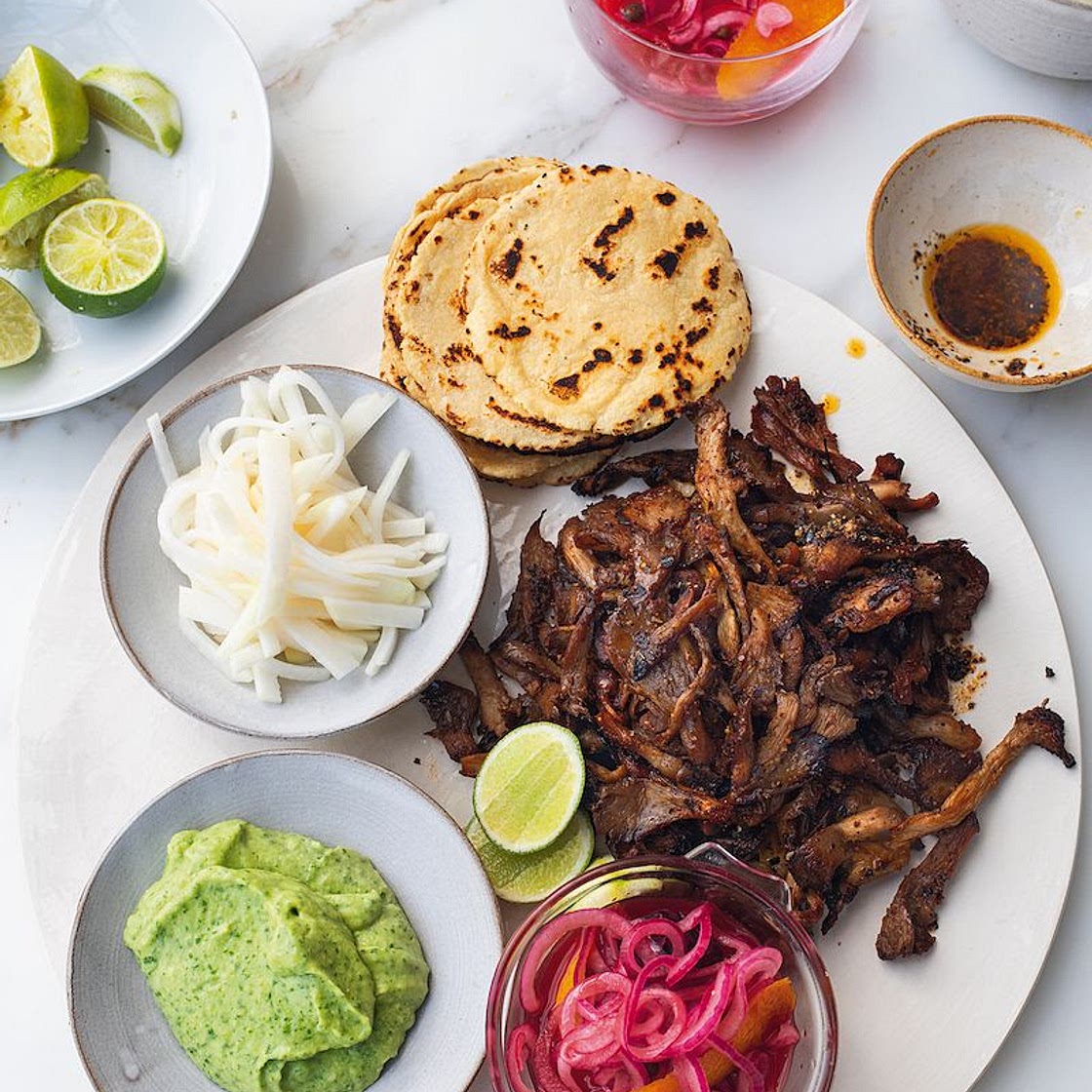 Taco's van oesterzwammen