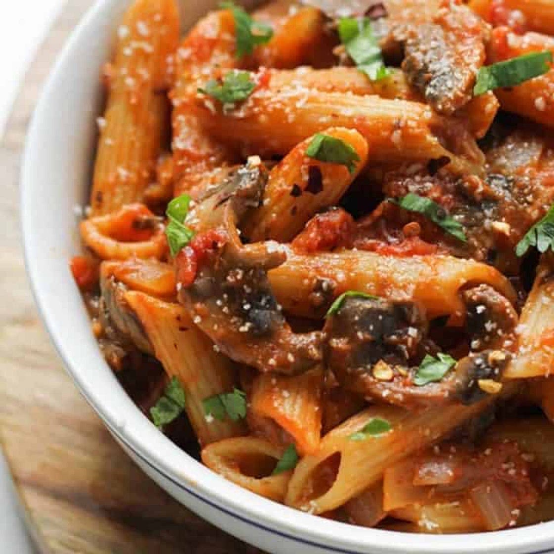 Tomato/Mushroom Pasta