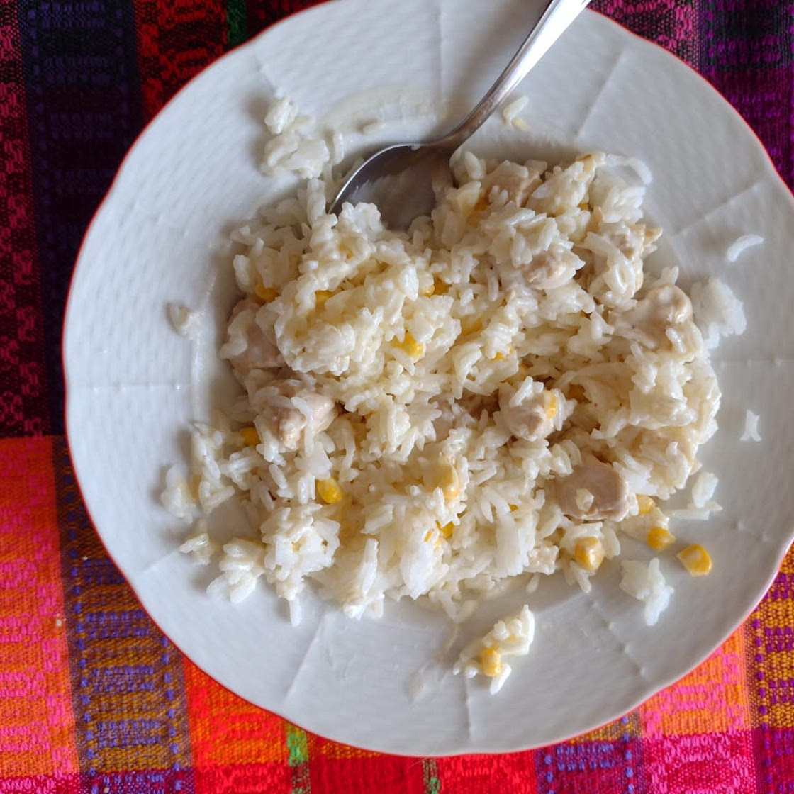 🐔🌽 Corn And Chicken Risotto