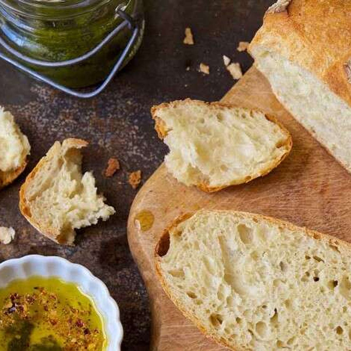 No-Knead Artisan Bread (High Altitude)
