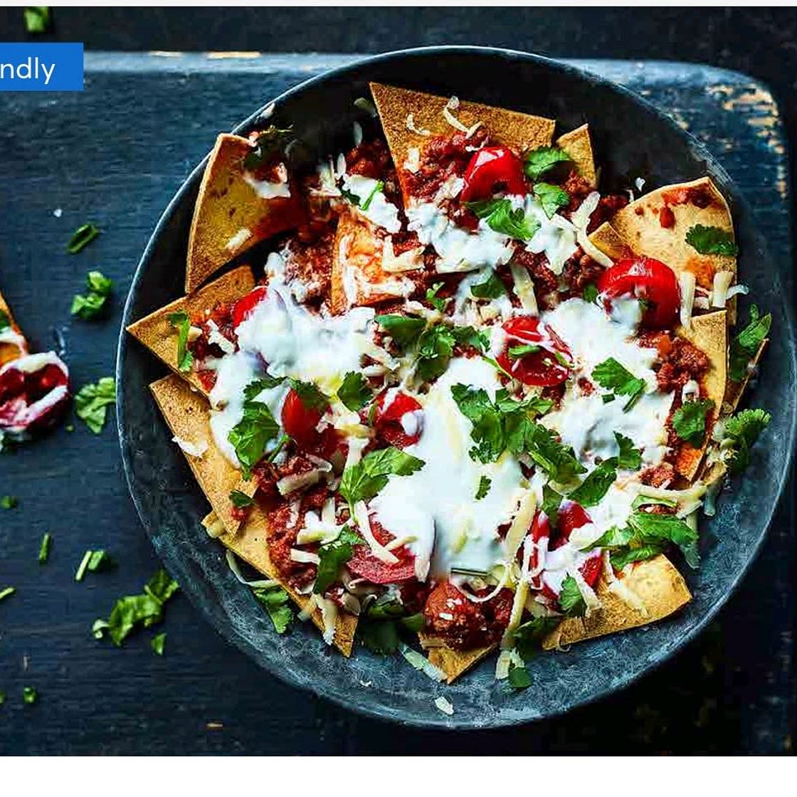 Chilli beef nachos