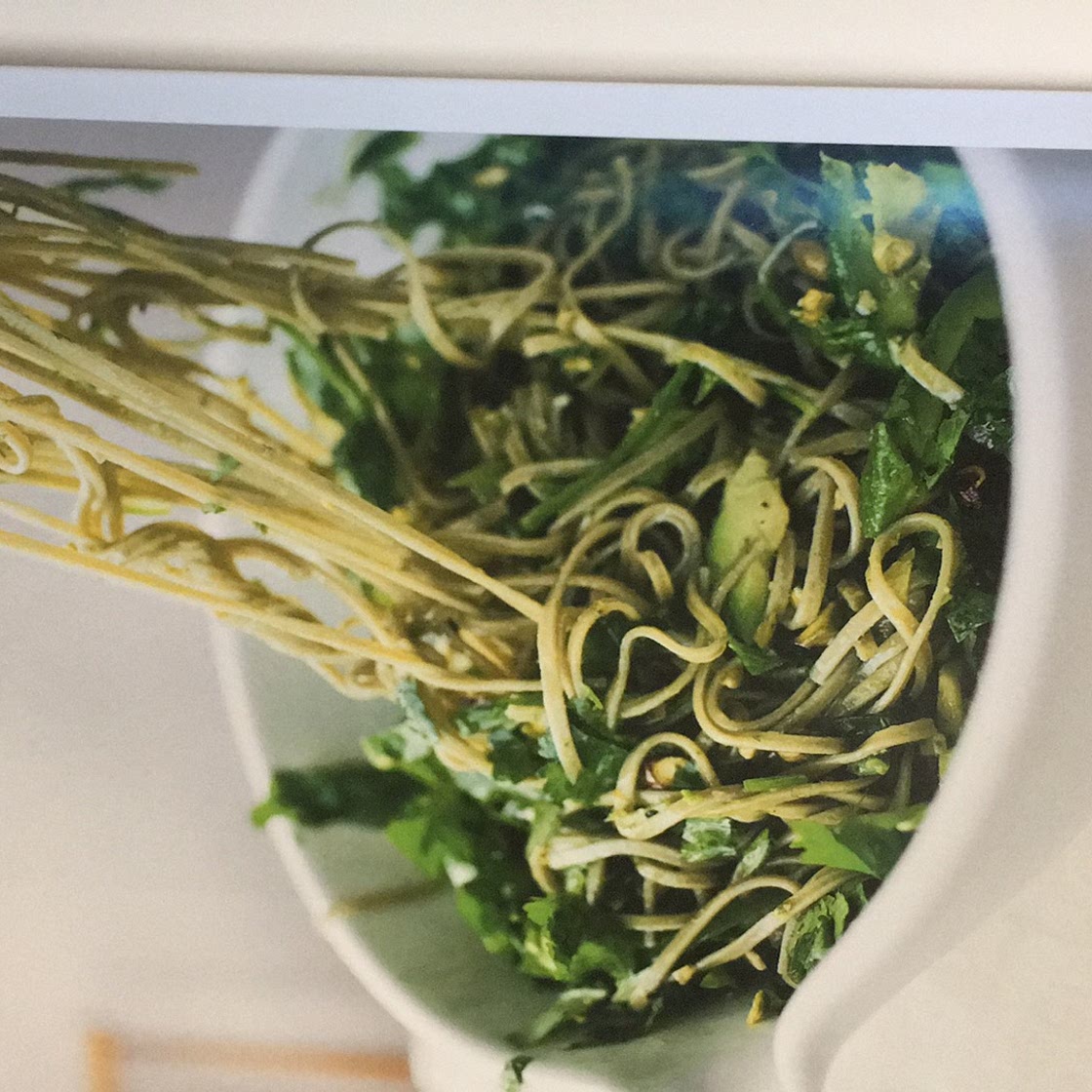 Ottolenghi soba noodles with lime, cardamom and avocado